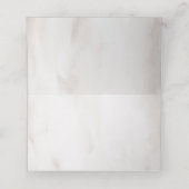 Rustieke Bourgondische Roos Waterverf Bloemenbruil Plaatskaartje (Binnenkant ongevouwen)