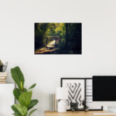 Rustieke brug in Shenandoah National Forest Foto Poster (Thuiskantoor)