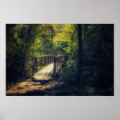 Rustieke brug in Shenandoah National Forest Foto Poster (Voorkant)