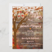 Rustieke Bruids Douche Uitnodiging Brunch & Bubbly (Voorkant)