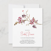 Rustieke bruids douche uitnodigingen (Voorkant)