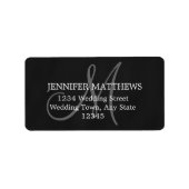 Rustieke bruiloft antwoord Kaart Adresetiketten Etiket (Voorkant)