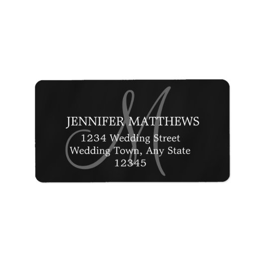 Rustieke bruiloft antwoord Kaart Adresetiketten Etiket (Voorkant)