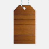 Rustieke bruiloft | Barn Wood Cadeau Labels Cadeaulabel (Achterkant)