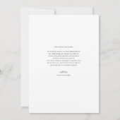 Rustieke bruiloft bedankkaart met aangepaste foto (Achterkant)