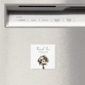 Rustieke bruiloft boeket bloem bruiloft gunsten magneet (Insitu (Vaatwasser))