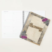 Rustieke bruiloft bruidsmeisje cadeau idee planner (Display)
