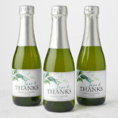 Rustieke bruiloft brunch en Bubbly mousserende wij Sparkling Wijnetiket (Flessen)