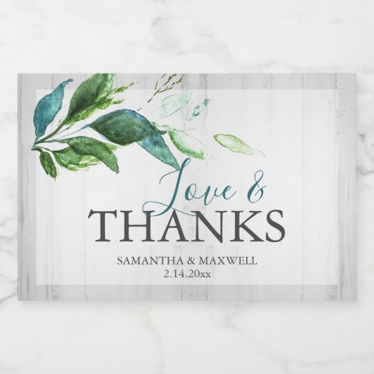 Rustieke bruiloft brunch en Bubbly mousserende wij Sparkling Wijnetiket (Enkel label)