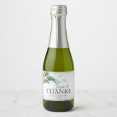 Rustieke bruiloft brunch en Bubbly mousserende wij Sparkling Wijnetiket (Voorkant)