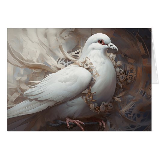 rustieke bruiloft duif (Voorkant Horizontaal)