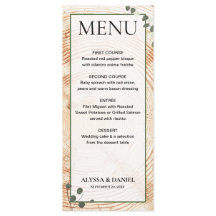 Rustieke bruiloft hout boom schors met eucalyptus