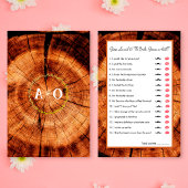 Rustieke bruiloft hout raden wie Vrijgezellenfeest