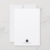 Rustieke Bruiloft Individuele Tafels Zitschema Kaart (Achterkant)