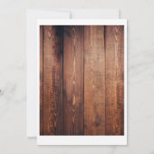 Rustieke bruiloft Kavya & Lina op 30 september Kaart (Achterkant)