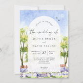 Rustieke bruiloft lavendel Boho Kaart (Voorkant)