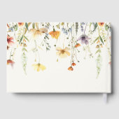 Rustieke Bruiloft met Wilde Bloemen Gastenboek (Achterkant)