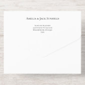 Rustieke bruiloft met zonnebloemen - in Crème All  All In One Uitnodiging (Achterzijde)