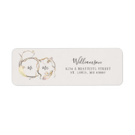 Rustieke bruiloft Mr en Mrs Etiket