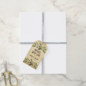 Rustieke bruiloft Olijfolie gunsten doordrenkt met Cadeaulabel (Met Touw)