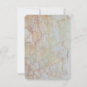 Rustieke bruiloft RSVP natuurlijke ontwerp (Achterkant)