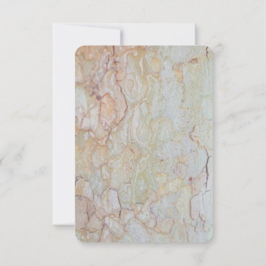 Rustieke bruiloft RSVP natuurlijke ontwerp (Achterkant)