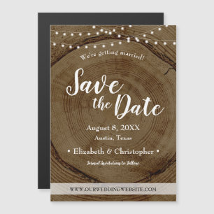 Rustieke Bruiloft String Lights Magnetisch