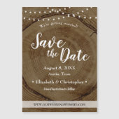 Rustieke Bruiloft String Lights Magnetisch (Voorkant)