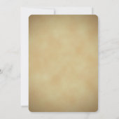 Rustieke bruiloft uitnodiging Ik Hand getrokken Pa (Achterkant)