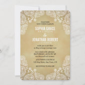 Rustieke bruiloft uitnodiging Ik Hand getrokken Pa (Voorkant)