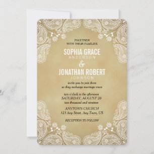 Rustieke bruiloft uitnodiging Ik Hand getrokken Pa