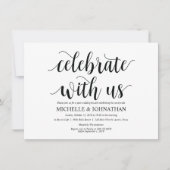 Rustieke Bruiloft Uitnodigingskaart voor Brunch me Kaart (Voorkant)