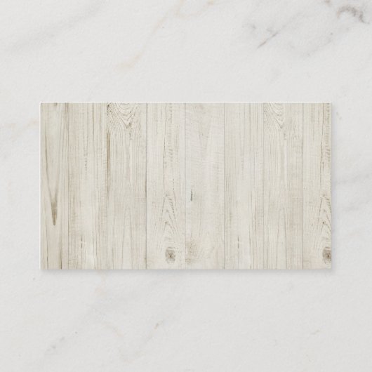 Rustieke bruiloft website Antler Boho licht hout Informatiekaartje (Achterkant)