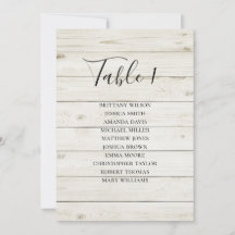 Rustieke bruiloft zitkaart. Moderne houten schuur