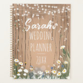 Rustieke Bruiloftsplanner | Schuur Bloemendesign Planner (Voorkant)