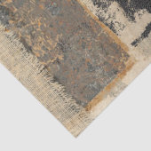 rustieke bruine bloemengestoorde textuur tissuepapier (Detail)