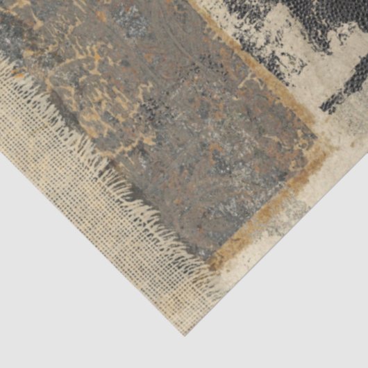  rustieke bruine bloemengestoorde textuur tissuepapier (Detail)