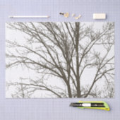 Rustieke bruine boomtakken tissuepapier (Craft)