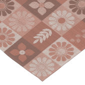 Rustieke Bruine Burlap Flowers verlaat Table Runne Korte Tafelloper (Hoek)