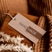 Rustieke Bruine Kraft Papieren Kleding Prijs Hang  Visitekaartje