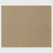 Rustieke bruine kraft textuur effen effen eenvoudi cadeaupapier (Vlak)