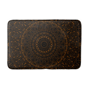 Rustieke bruine mandala met westerse charme badmat