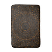 Rustieke bruine mandala met westerse charme badmat (Voorkant Verticaal)