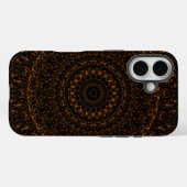 Rustieke bruine mandala met westerse charme Case-Mate iPhone case (Achterkant (horizontaal))