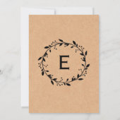 Rustieke brunch & bubbelig Baby shower Moderne lau Kaart (Achterkant)