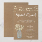 Rustieke brunch uitnodiging (Voorkant / Achterkant)