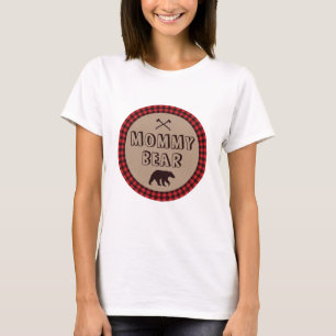 Rustieke Buffalo geruite Houthakkers Douche Mama B T-shirt