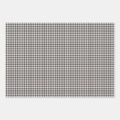 Rustieke Buffalo Plaid 3 Verschillende Patroon Inpakpapier Vel (Voorkant 2)
