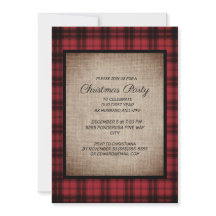 Rustieke Buffalo Plaid Linnen Kerstfeest