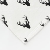 Rustieke Buffalo Plaid Patchwork Rood Wit Kerstmis Fleece Deken (Hoek)